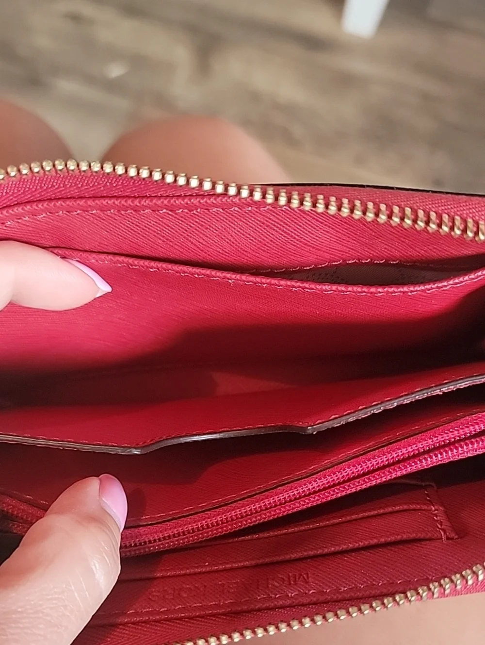 Michael Kors saffiano leather